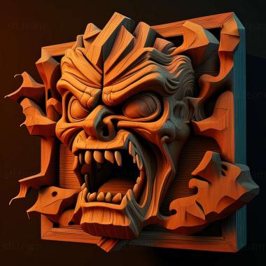 3D model Twisted Metal Small Brawl game (STL)